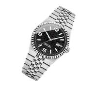 Herrenarmbanduhren - Elegante hochwertige Uhr, minimalistisches Digitaldisplay | Smartwatch für Herren, Piloten-Tauchuhr, lässiges Business-Zubehör, Esecut Chronograph, schwarz, riferimento alla