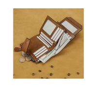 Herrenbrieftasche aus echtem Leder mit dreifachem Reißverschluss, Kavos furla