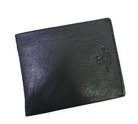 Herrengeldbörse aus echtem Leder komplett mit Geldbörse für Dokumente und Kreditkarten Geschenkbox Marke Enrico Coveri Art. 760-40 (Schwarz), Schwarz , Modern