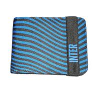 Herrengeldbörse -F.C. Inter Fußball, schwarz-blau, Öffnung mit Gummizug, Geldbörse mit Magnetverschluss, mehrere Innenfächer, Kindergeldbörse, Fußballmannschaften, Serie A, Interistenfan, mehrfarbig,