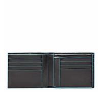 Herrengeldbörse mit Münzfach und Ausweisfach Piquadro Blue Square Schwarz - Farb-Varianten: Schwarz