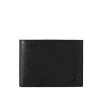 PIQUADRO Black Square Men's Wallet Flip Up ID Window Nero