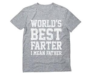 Herrengeschenke für Papa, Vatertagshemden, lustiges Shirt für Papa, Worlds Best Farter I Mean Father T-Shirt, Humor, Cooles Papa, Geburtstagsshirt