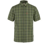 Herrenhemd Fjällräven Övik Lite Shirt SS M Größe: M / Farbe: grün/schwarz