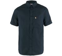 Herrenhemd Fjällräven Övik Travel Shirt SS M Größe: M / Farbe: dunkelblau