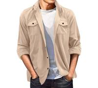 Herrenjacke Winter,HerrenWildlederjacke lässiges lockeres Jackenoberteil