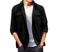 Herrenjacke Winter,HerrenWildlederjacke lässiges lockeres Jackenoberteil