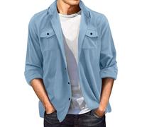 Herrenjacke Winter,HerrenWildlederjacke lässiges lockeres Jackenoberteil