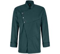 Herrenkochjacke Lewis Kleidergröße 58; petrolgrün Herrenkochjacke Lewis