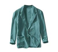 Herrensakko Sommer Sakko Herren Leinen Leicht Sportlich Sportsakko Blazer Herren Sommer Große Größen Sakkos für Herren Jacken Sport Mantel Stilvolle Alltagsanzüge Anzugjacke