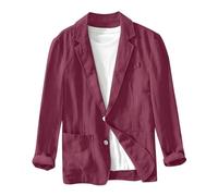 Herrensakko Sommer Sakko Herren Leinen Leicht Sportlich Sportsakko Blazer Herren Sommer Sakkos für Herren Anzug Jacken Sport Mantel Stilvolle Alltagsanzüge Anzugjacke