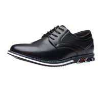 Herrenschuhe Leder Oxford Anzugschuhe Klassischer Business Lederschuhe Männer Businessschuhe Oxford Derby Schuhe Hochzeitsschuhe Schnürhalbschuhe Schwarz Braun 37-48