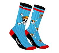 Herrensocken, One Piece, Baumwolle, 1 Paar Fantasie-Socken, limitierte und originelle Edition, Türkis/Rot/Schwarz/Weiß, 43-46