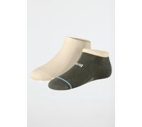 Herrensocken Sneaker 2er-Pack grün/creme - Fashion 43/46