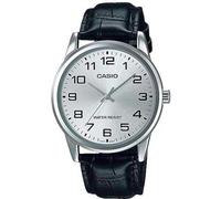 CASIO Herren Analog Quarz Uhr mit Leder Armband MTP-V001L-7