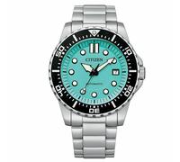 Citizen Uhr NJ0170-83X Automatik Edelstahl Herren Grau/Grün