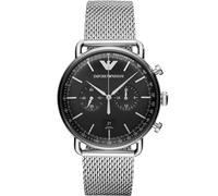 Herrenuhr der Marke Emporio Armani in der Farbe silber. Das Gehäuse hat einen Durchmesser von 43 mm. Marke: Emporio ArmaniModellname: AR11104 (43mm)Kategorie: HerrenarmbanduhrMaterialien: EdelstahlFar