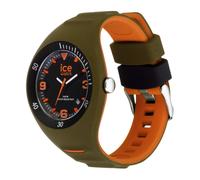 Ice-Watch - P. Leclercq Khaki orange - Grüne Herrenuhr mit Silikonarmband - 020886 (Medium)
