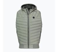 Herrenweste Pitbull Naylor Padded Hooded dusty salvia