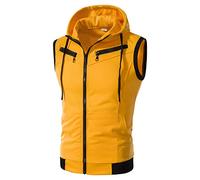 Herrenwesten, Atmungsaktiv Elegant Ärmellos Sportlich Herren Weste Fleeceweste Outdoor Übergrößen mit Knöpfe mit Taschen Steppweste Weste Leicht Große Größen Laufweste Trachtenweste