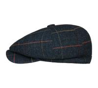 Herringbone Check Ballonmütze by Lipodo dunkelblau M (57-58 cm)