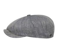 Herringbone Leinen Ballonmütze by Lierys blau S (54-55 cm)