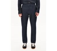 HERRINGBONE TAPERED JEANS | 100% Bio-Baumwolle Non Stretch - blau (38-32)