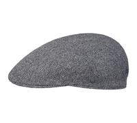Herringbone UV Silk Driver Flatcap by Stetson dunkelblau 56 cm