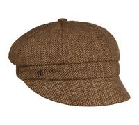 Herringbone Wool Ballonmütze by Loevenich beige One Size