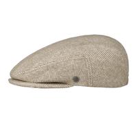 Herringbone Wool Driver Flatcap by bugatti beige XL (60-61 cm)