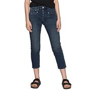 Herrlicher Damen Boyfriend Boyfriend Jeans Shyra Cropped Jogg 5318 D9648, Gr. W24 (Herstellergröße: 24), Blau (Admiral 816)