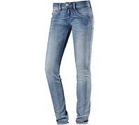 Herrlicher Damen Gila Slim Jeans, Blau (cloudy 029), W25/L32
