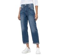 Herrlicher Damen Jeans Brooke High Waist Jeans Hose Loose Fit Weites Bein 7/8-Länge (DE/NL/SE/PL, Numerisch, 26, Regular, Regular, Iconic)