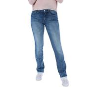 Herrlicher Damen Super G Denim Powerstretch Straight Jeans, Blau (Frost 832), 42 (Herstellergröße: 30)