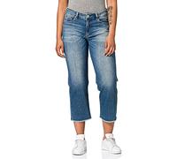 Herrlicher Damen Super G Sailor Cropped Cashmere Touch Denim Jeans, Mariana Blue 833, 25