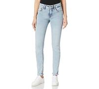 Herrlicher Damen Super G Slim Reused Denim Jeans, Blue Ashes 633, W29/L30