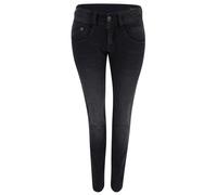 Herrlicher Damen Gila Slim Jeans, black dull 856, W25/L32