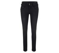 Herrlicher Gila Slim Reused Denim Black Jeans (29W/30L, Tempest)