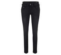 Herrlicher Gila Slim Reused Denim Black Jeans (30W/30L, Tempest)