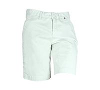 Herrlicher Lovely Shorts Chino Bermuda Kurze Hose Damen Straight Fit Stretch, Farbe:mintgrün, Hosengrößen:W30