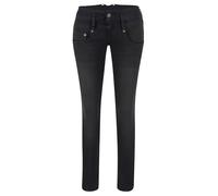 Herrlicher Pitch Slim Reused Denim Black Jeans (27W/30L, Tempest)
