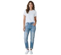 Herrlicher, Shyra Tap Boyfriend Jeans mit halb verdeckter Knopfleiste
