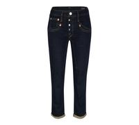 Boyfriend-Jeans HERRLICHER "Shyra Tap Denim Comfort", Damen, Gr. 33, N-Gr, raw, Denim/Jeans, Obermaterial: 98% Baumwolle, 2% Elasthan, lang, Jeans, mit Umschlagsaum (56369632-33) raw