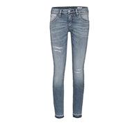 Herrlicher Touch Cropped Destroy Cashmere Touch Jeans MIT Bio-Baumwolle Größe 29, Farbe Mariana Blue Destroy