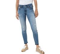 Herrlicher Touch Cropped Jeans AUS Bio-Baumwolle (as3, Numeric, Numeric_32, Regular, Regular, Faded Blue Destroy)