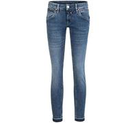 Herrlicher, Touch Cropped Jeans mit offener Saumverarbeitung aus Recycled Denim, Addicted (DE/NL/SE/PL, Numerisch, 26, Regular, Regular)
