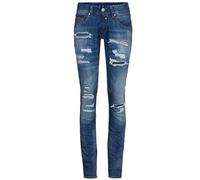 Herrlicher, Touch Slim Jeans aus Bio-Baumwolle, Destroyed