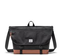 Herschel Cove Messenger - Umhängetasche 16" 38 cm (black/saddle brown)