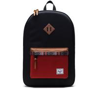 Herschel - Heritage - Unisex Rucksack - Black/Saddle/Ketchup, Gr. One Size