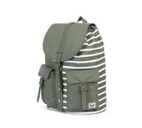 Herschel - Herschel Dawson Deep Lichen Green Blanc Stripes Rucksack